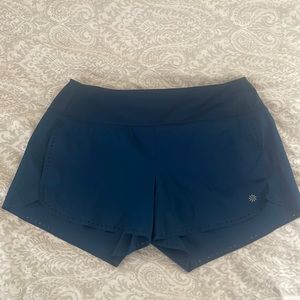 Athleta Blue Small Running Shorts